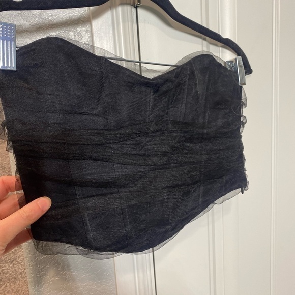 Zara Corset Top tulle black - Picture 3 of 7
